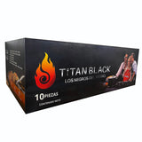 TITAN BLACK: Batería de cocina elaborada con titanio, 10 piezas de alta gama